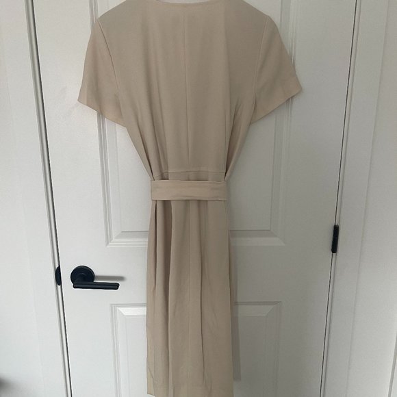 J Crew Short Sleeve Italian Trench Dress - Picture 8 of 8